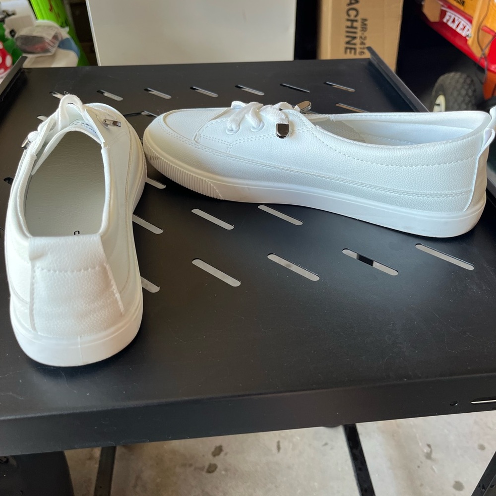 Classic White Canvas Sneakers